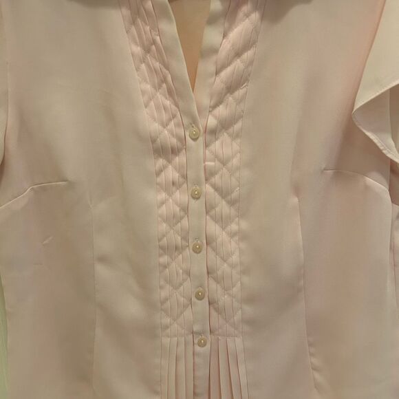 Jones New York Dusty pink button up blouse - Picture 2 of 6